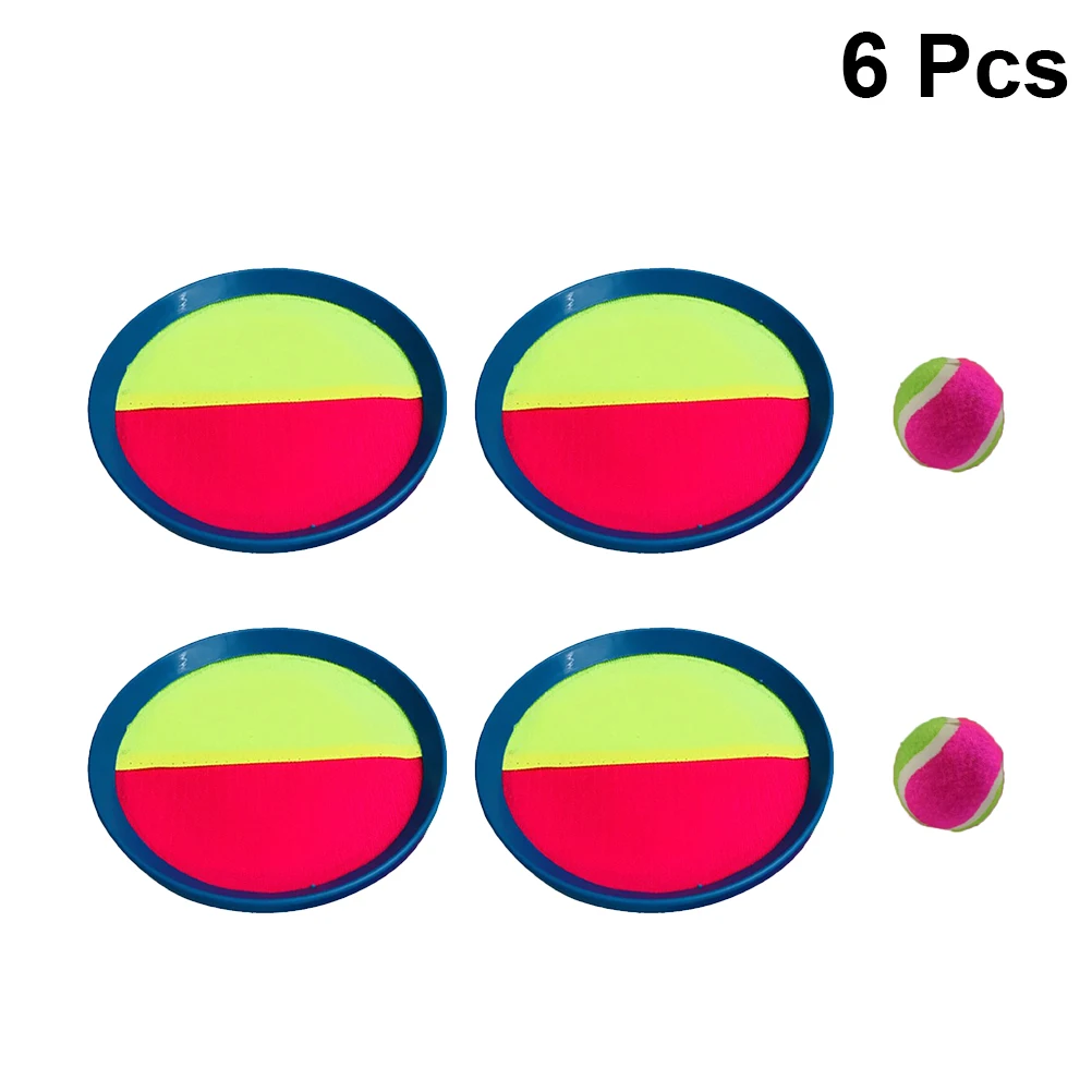 6 шт. липкий игрушечный крикет присоска мяч игра игрушка шар родитель ребенок