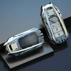 Чехол ключа дистанционного управления автомобилем чехол Брелок для Honda Civic CR-V HR-V VEZEL Джаз Accord Jade Crider Odyssey 2015- 2018 протектор брелки для ключей