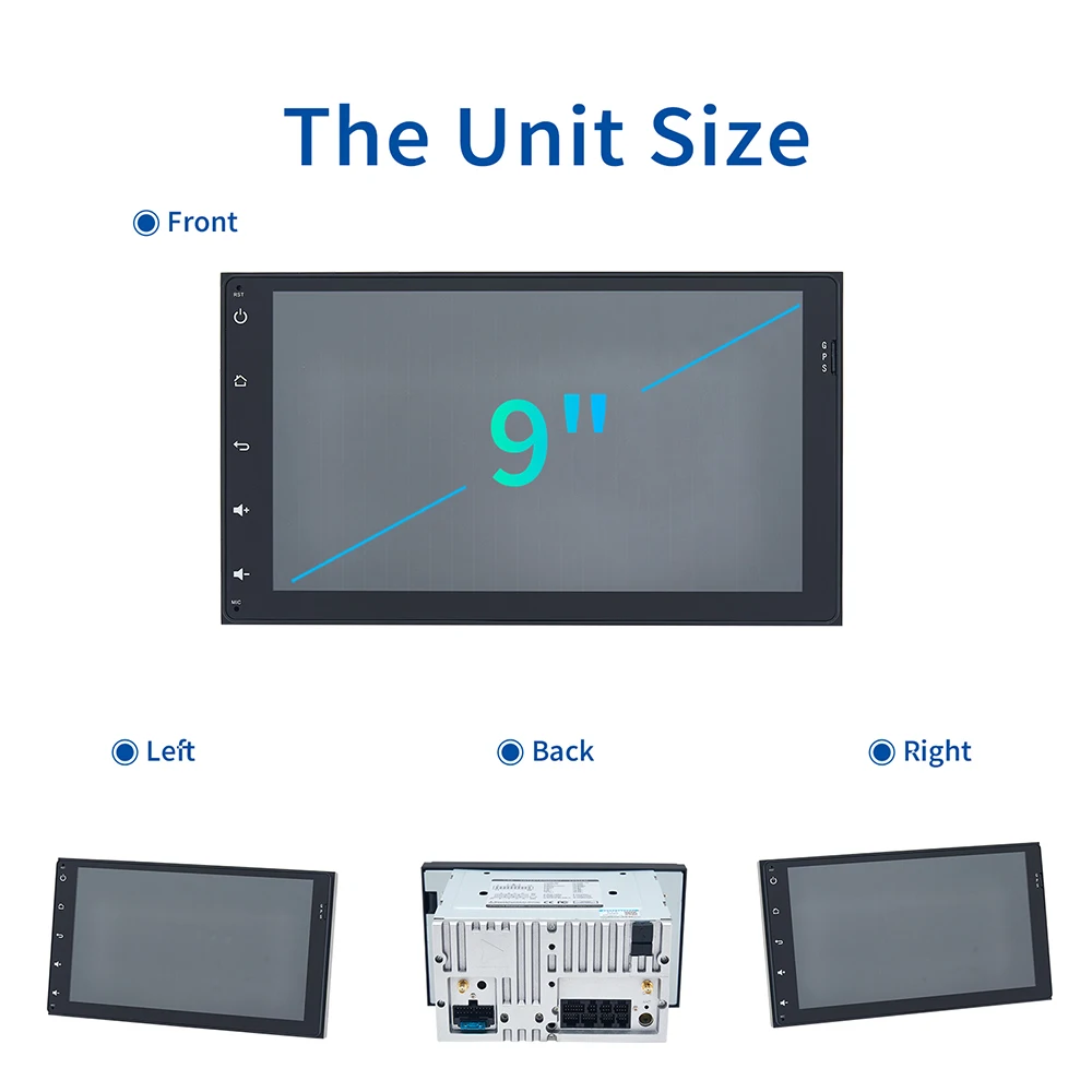 Автомобильный DVD плеер Dasaita на Android 10 с восьмиядерным процессором 4 Гб ОЗУ 64 ПЗУ для
