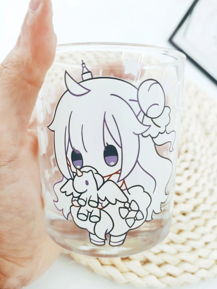 Аниме игры Azur Lane HMS Единорог Косплэй стакана воды Стекло бутылка студент чашка