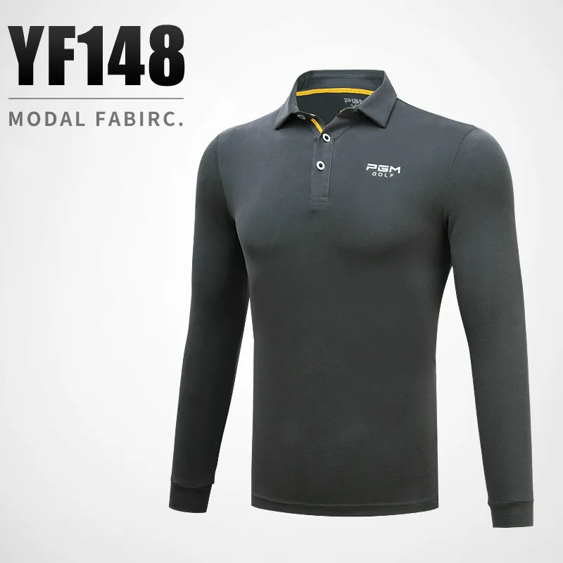 Новинка 2018 Мужская футболка для гольфа с длинным рукавом сезон осень зима