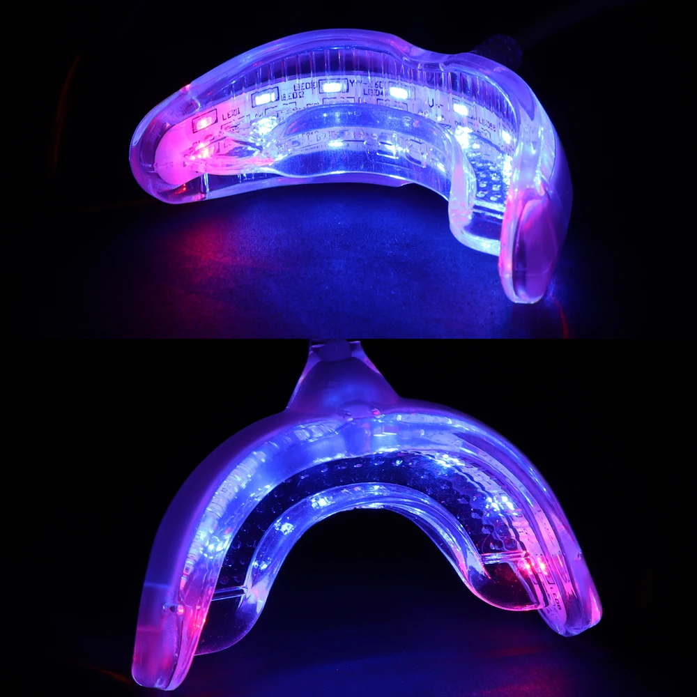 Красный синий светильник для отбеливания зубов с USB СВЕТОДИОДНЫЙ система гель