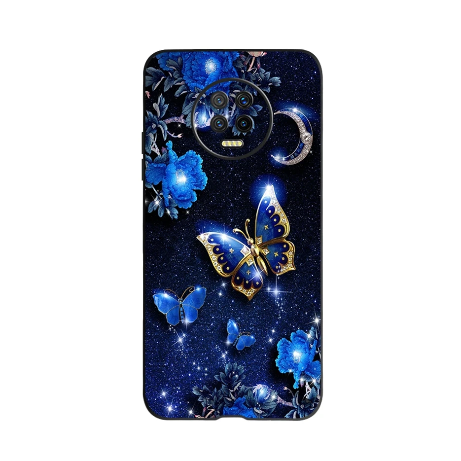 Красивые цветы бабочка чехол для Infinix Note 7 X690B X690 мягкая задняя крышка из ТПУ