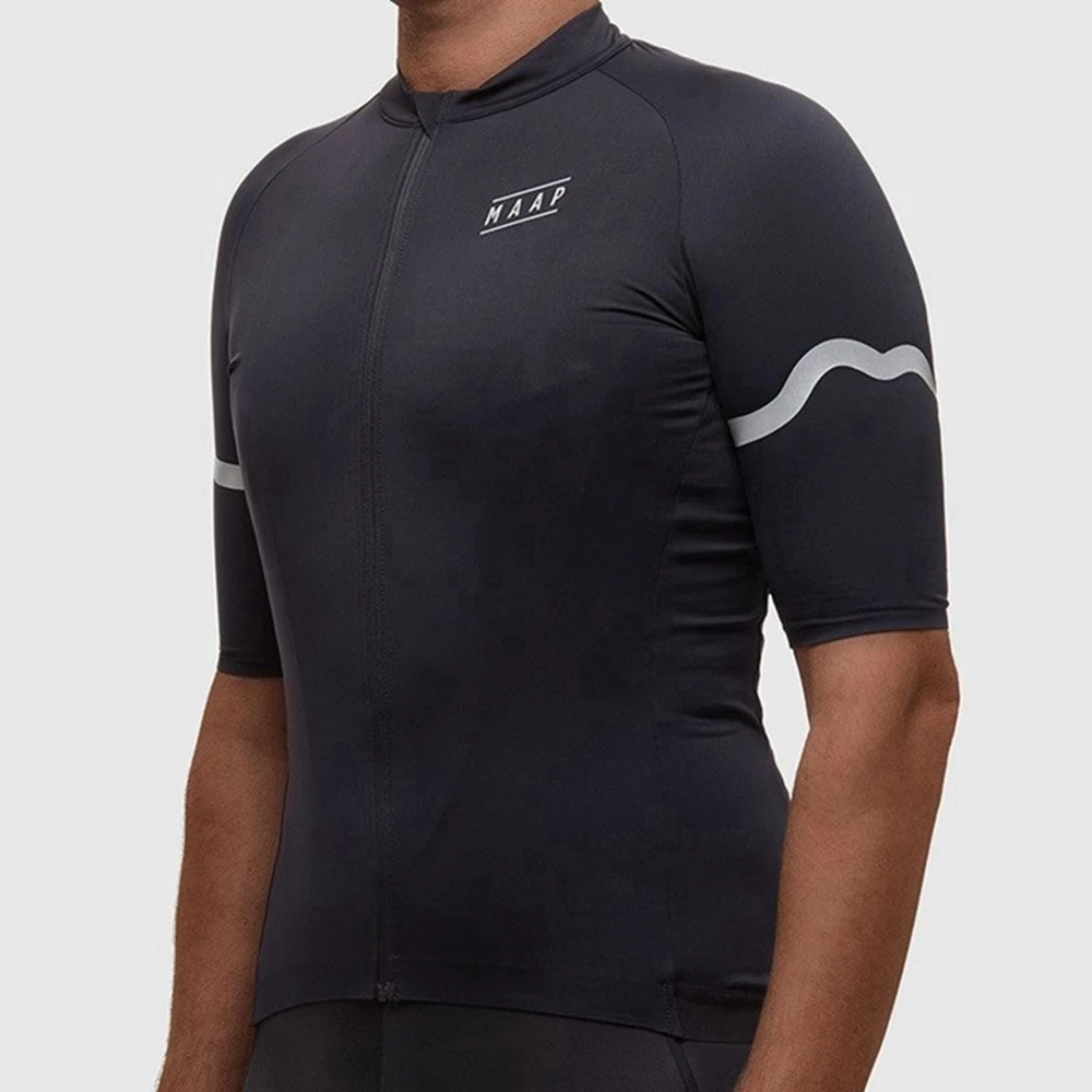 

2021 MAAP Top Selling Men Short Sleeve Cycling Jersey Summer Breathable Cycling Sportswear Bicycle Top Bike Bicycle MTB Shirt