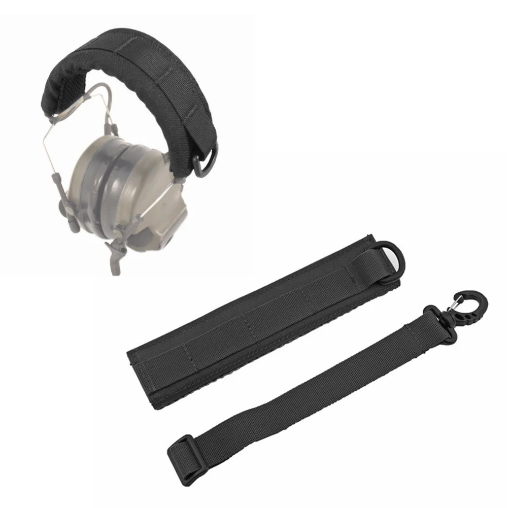 

Headphone Stand Protection Cover Tactical Headband Earmuff Headset Stand MOLLE Protection Case Outdoor Headset Cover Molle