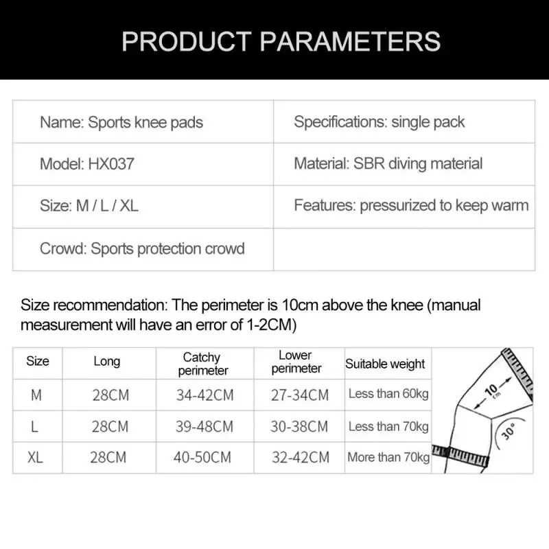 

Sports Kneepad Patella Protector Brace Spring Knee Pad Basketball Running Compression Knee Sleeve Support Sports Kneepads