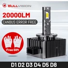 D1S светодиодные фары HID D2S D3S D4S D5S D8S D1R D2R D3R D4R 6000 лм двусторонний чип CSP K белый Canbus без ошибок Plug and Play