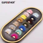 GUFEATHER L199, кисточки, натуральный мех норки, ювелирные аксессуары, ручная работа, аксессуары для сережек, изготовление ювелирных изделий, серьги сделай сам, 10 шт.лот