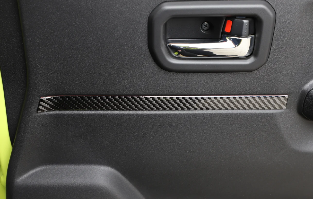 2 * настоящие наклейки на дверь из углеродного волокна для Suzuki Jimny 2019 + | Автомобили