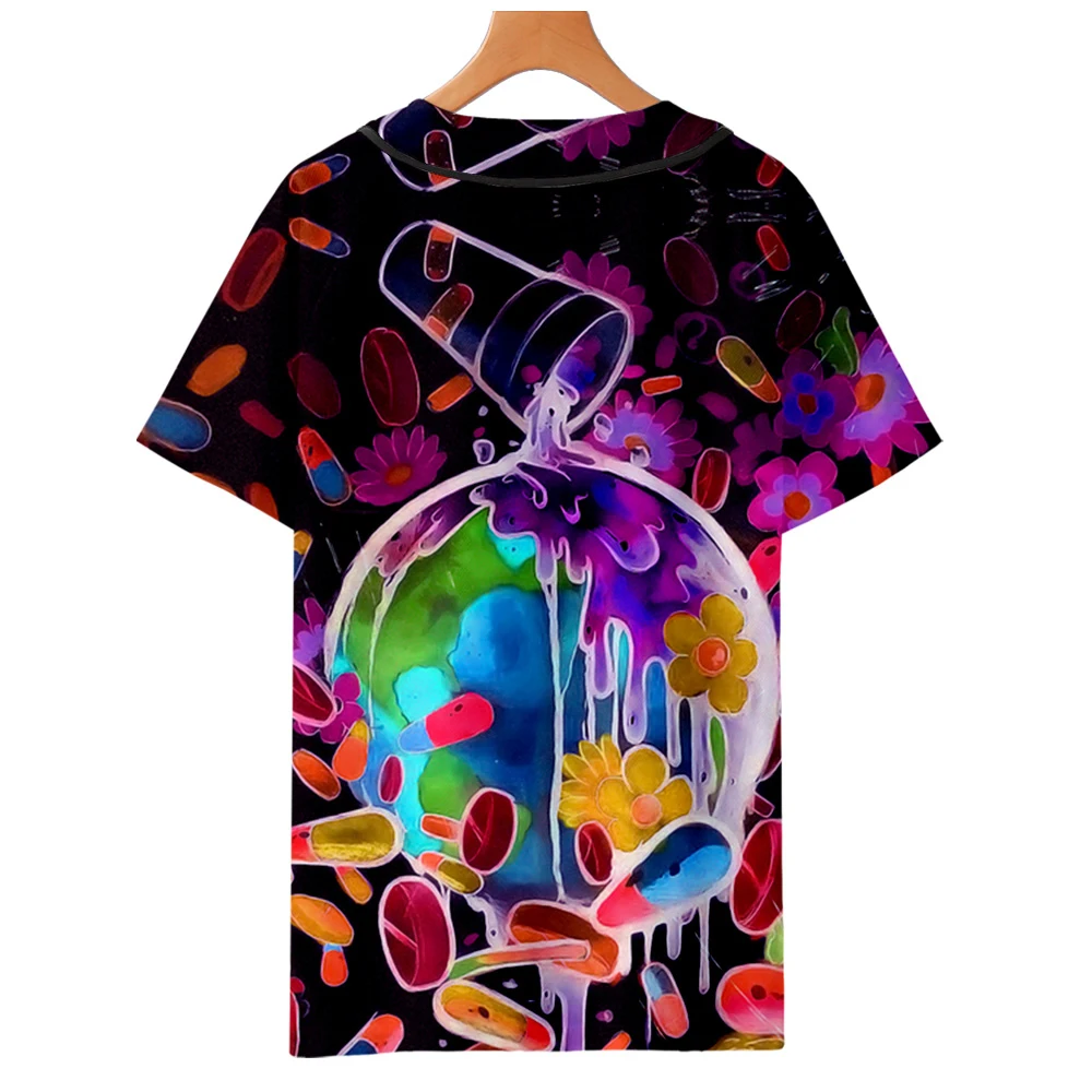 

2021 R.I.P. American rapper Juice WRLD 3D printed short-sleeved baseball uniform unisex casual fashion street clothes xxs-4xl