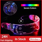 Светодиодсветодиодный очки с EL-проводом, неоновые светящиеся светодиодные очки для вечеринки светильник ящиеся очки, очки для костювечерние рованной вечеринки, украшение для диджея, солнцезащитные очки, украшение на Хэллоуин