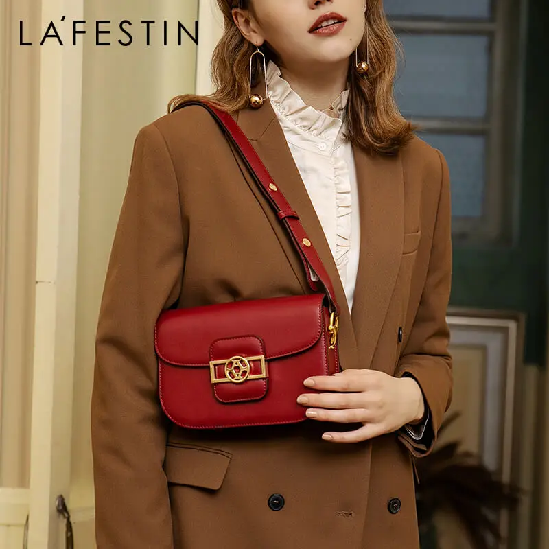 LAFESTIN 2020 Ранняя весна новая женская сумка модная через плечо популярная маленькая
