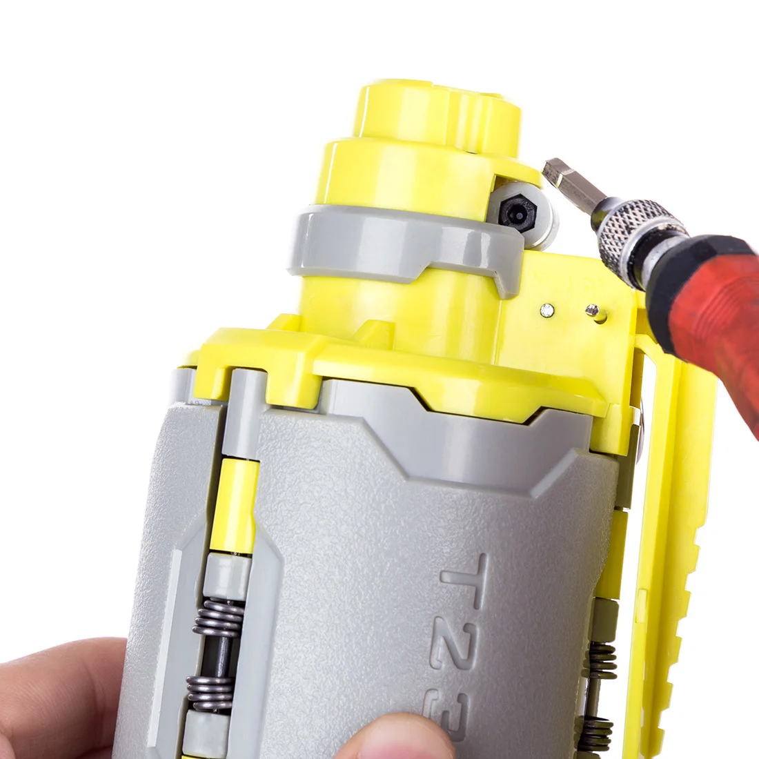 Rowsfire 1 Pcs T238 V2 большая емкость игрушки с функцией задержки времени для гелевого шара BBs страйкбол Wargame-серый+ желтый