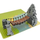 Конструктор MOC, разводной мост, горная скала, панели, каменная скала, мост, аксессуары для творчества, игрушки