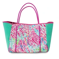 summer beach bags for women 2021 flower and colorful handbags summer travel bag seaside breeze shoulder bags hot sales yoga bag
