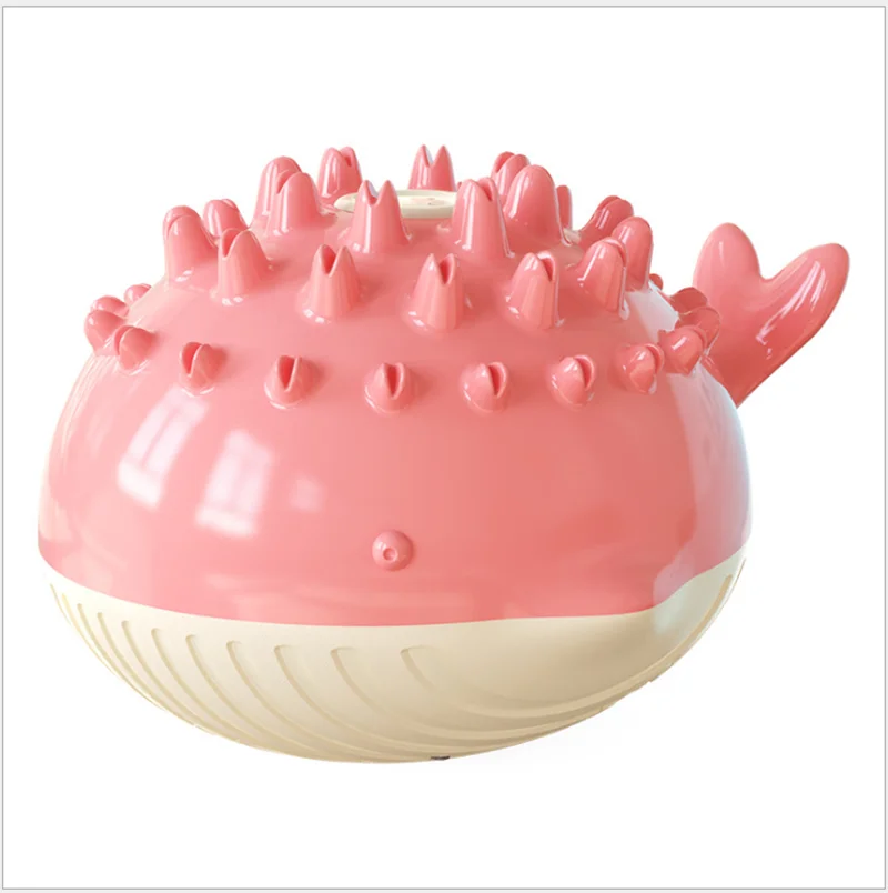 

Summer Electric Floating Toys For Pet Dogs Swimming Pool Toys Puffer Fish Pet Bath Toys 4 Colors Cute Dogs Toy
