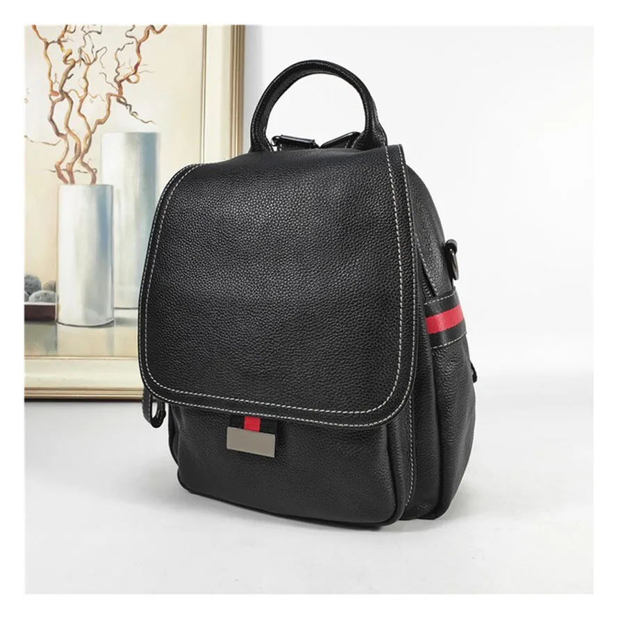 2020 новый модный роскошный рюкзак из натуральной кожи для колледжа кошелек