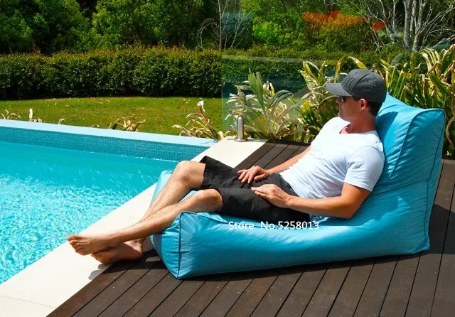 Открытый пляж Расслабляющий кресло мешок, гостиная темно-серый beanbag диван