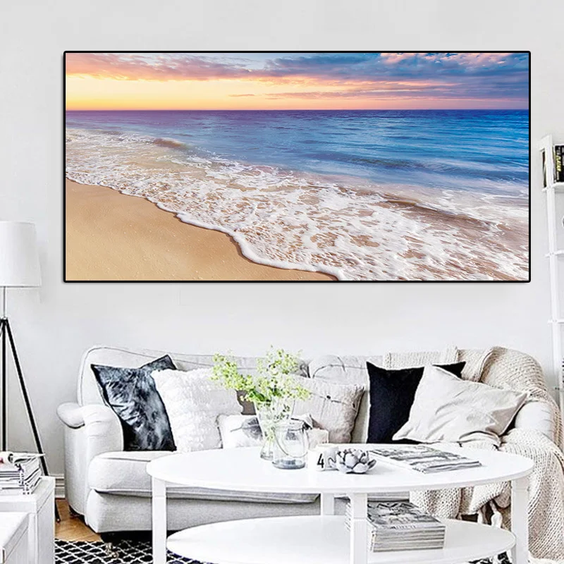 Настенная картина с природными морскими пейзажами постеры и принты на холсте