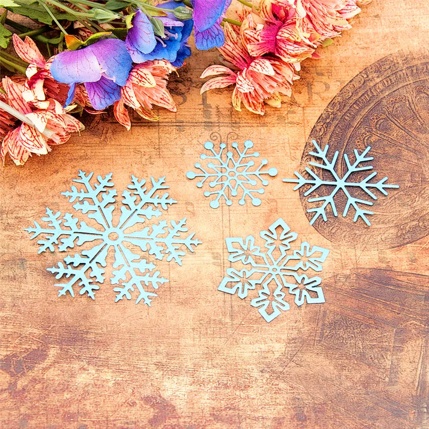 Пресс формы 9*10 5 см металлическая печать в виде снежинки рельеф для бумаги сделай