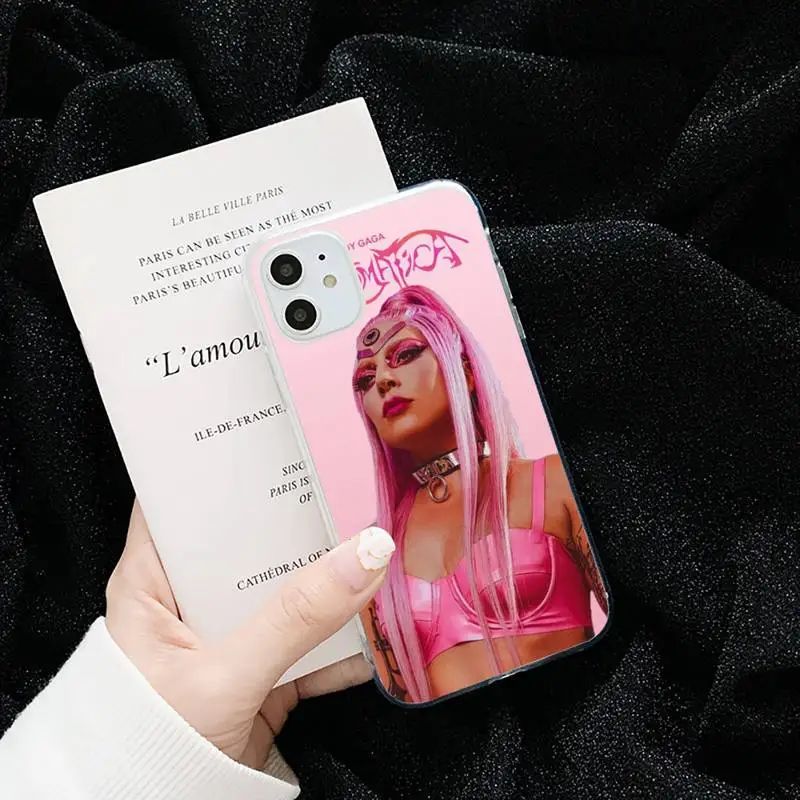 

Lady gaga Beautiful stylish Phone Cases Transparent soft For iphone 5 5s 5c se 6 6s 7 8 11 12 plus mini x xs xr pro max