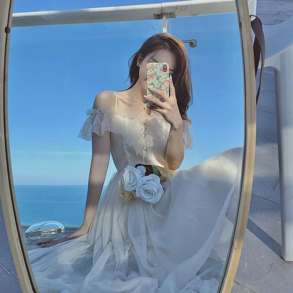 Женское платье с вишенками во французском стиле однотонное многоцветное