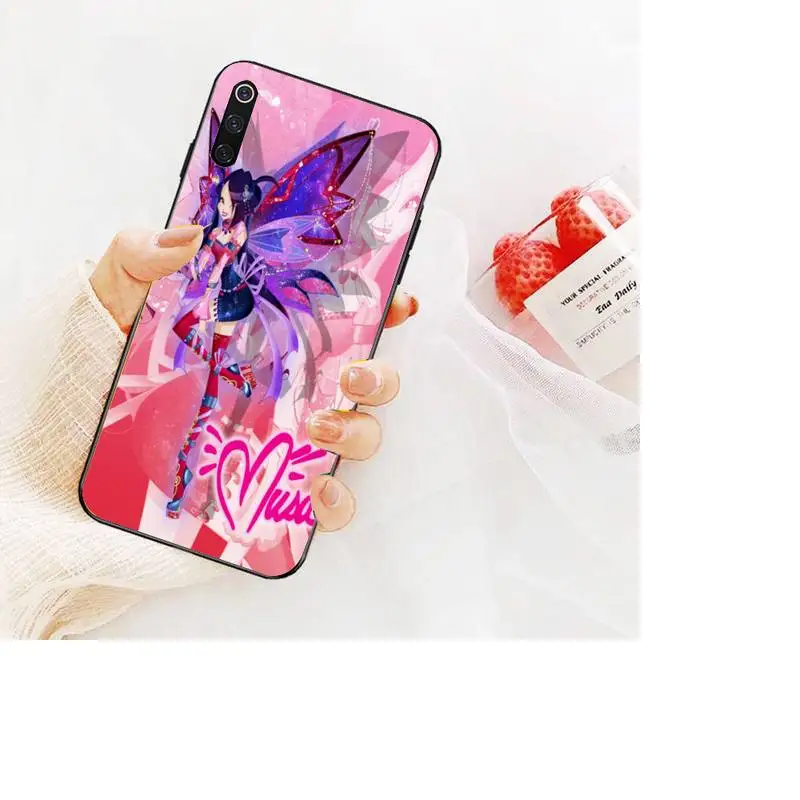 

Girl Winx Clubs Phone Case For Redmi 9A 8A 7 6 6A Note 9 8 8T Pro Max Redmi 9 K20 K30 Pro Black Silicone Soft TPU Case