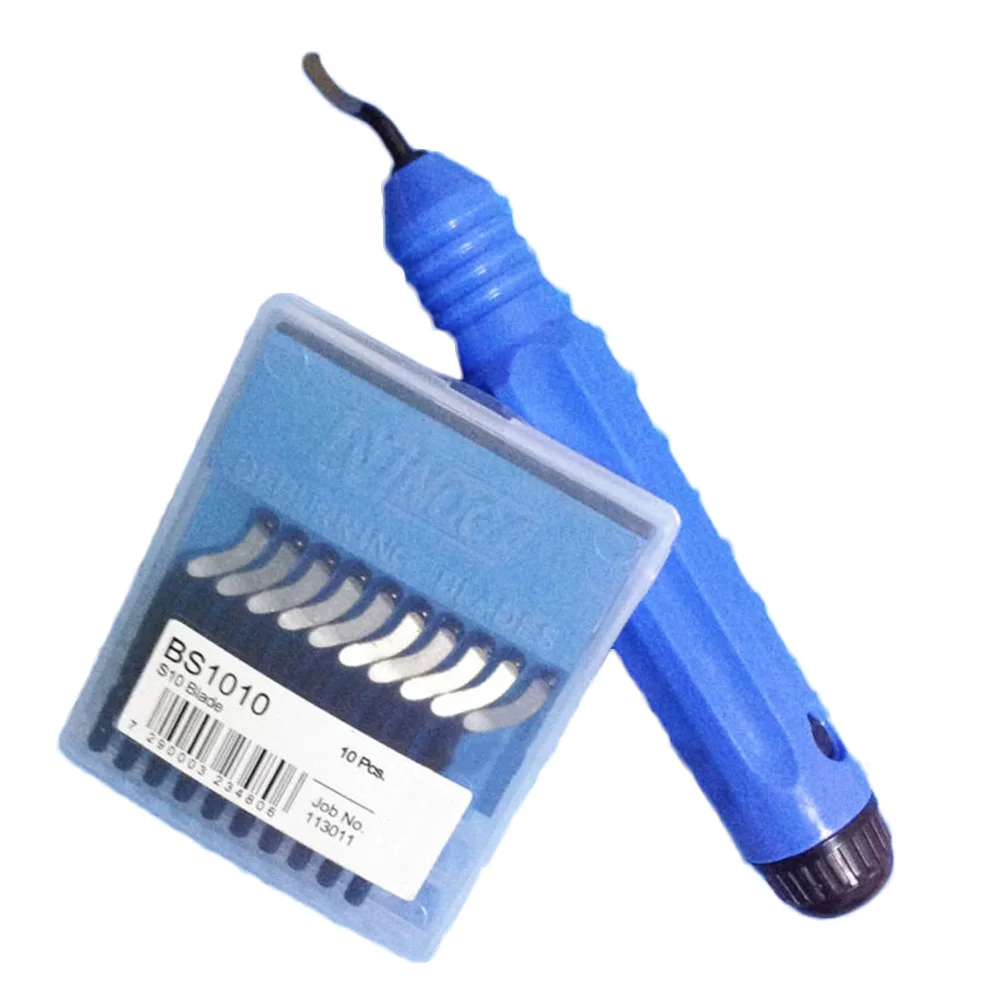 

High Speed Steel burr handle 47mmx3.2mm 1PCS Deburring Trimmer NB1100