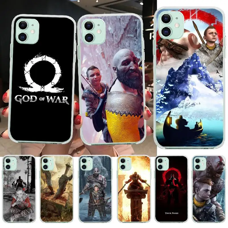 HUAGETOP роскошный уникальный чехол для телефона с изображением бога войны iPhone 11 pro XS
