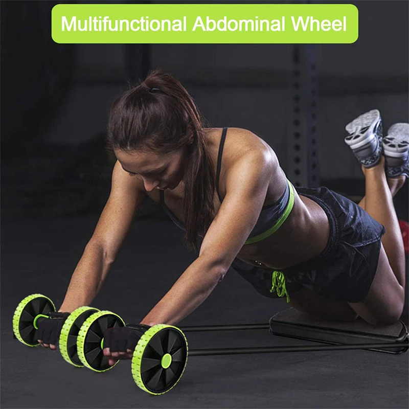 

AB Wheels Roller Multifunctional abdominal Wheel Muscle Roller Trainer Gym Home Workout Exercise Fitness Equipment Drop Shipping