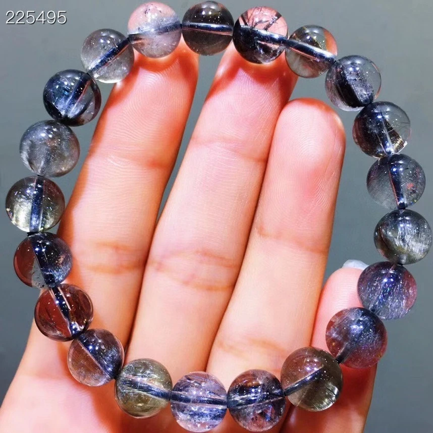 Оригинальный Натуральный Платиновый Серебряный рутилированный кварцевый