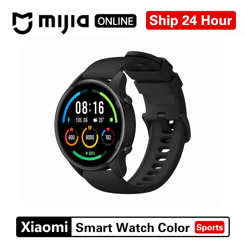 Новые цветные часы Xiaomi модная спортивная версия GPS NFC браслет наручные спортивные