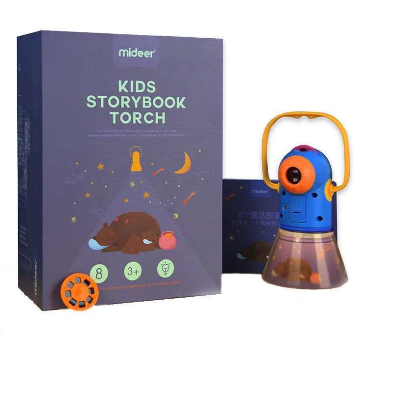 

Mideer Deer Multi-Function Story Projector Children's Three-in-One Early Education Story Projection Lamp Baby Night Light
