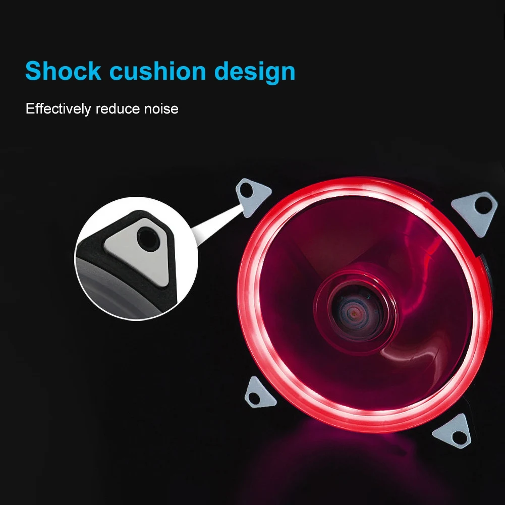 120 мм компьютерный охлаждающий вентилятор RGB PC чехол радиатора регулируемый