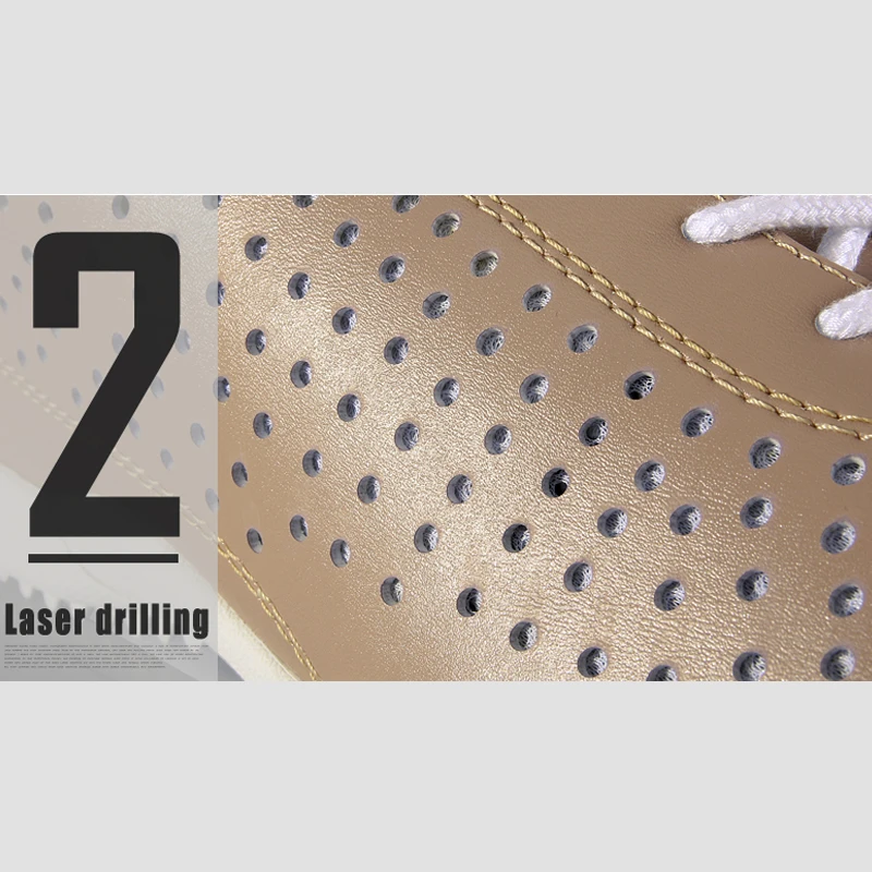 Microfiber Leather High Quality Mens Shoes Breathable Male Professional Training Shoes Studded Sports Tennis Shoes Hole Uppers