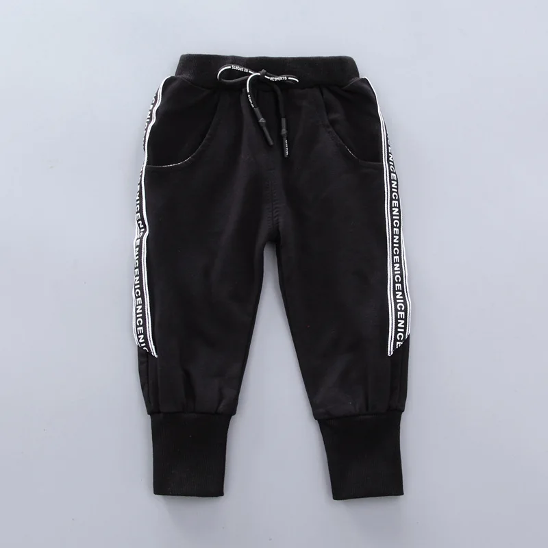 

New Boys Girls Baby Sweater Letter Long-sleeved Trousers Children Two-piece Suit Toddler Sport Clothes Sets Tracksuits 0-4 Ages