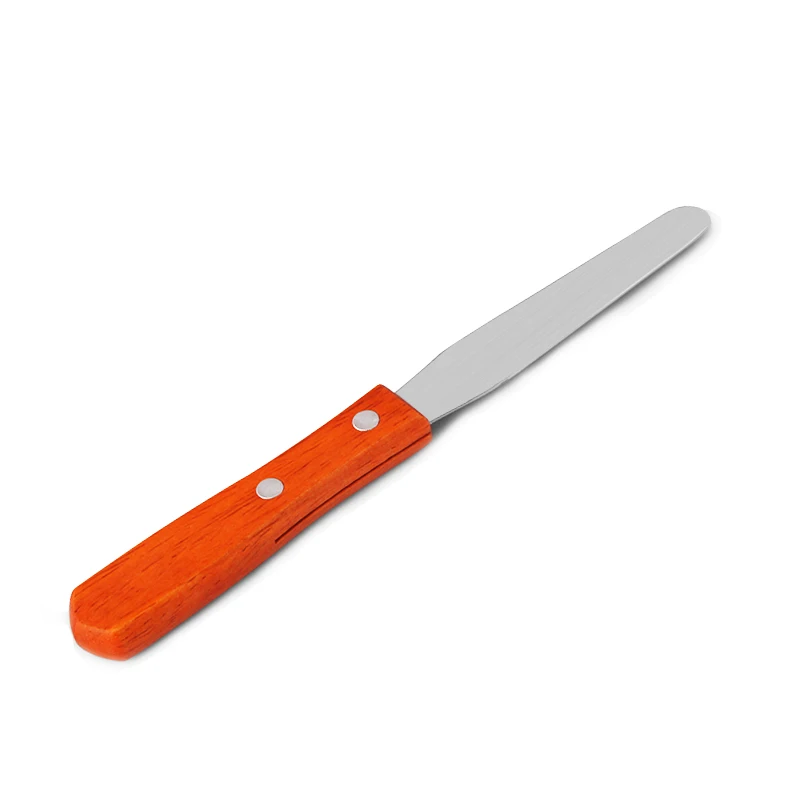 Эпилятор из бамбука шпатель для депиляции нержавеющей стали с деревянной ручкой