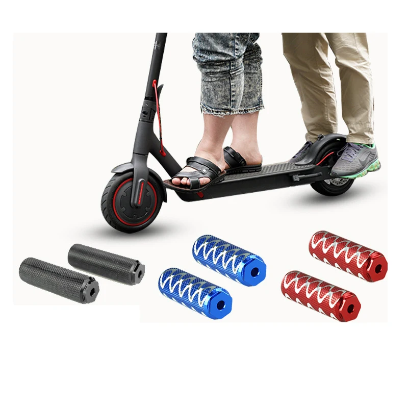 2 шт. задняя педаль для скутера Задняя накладка ног противоскользящие педали XIAOMI