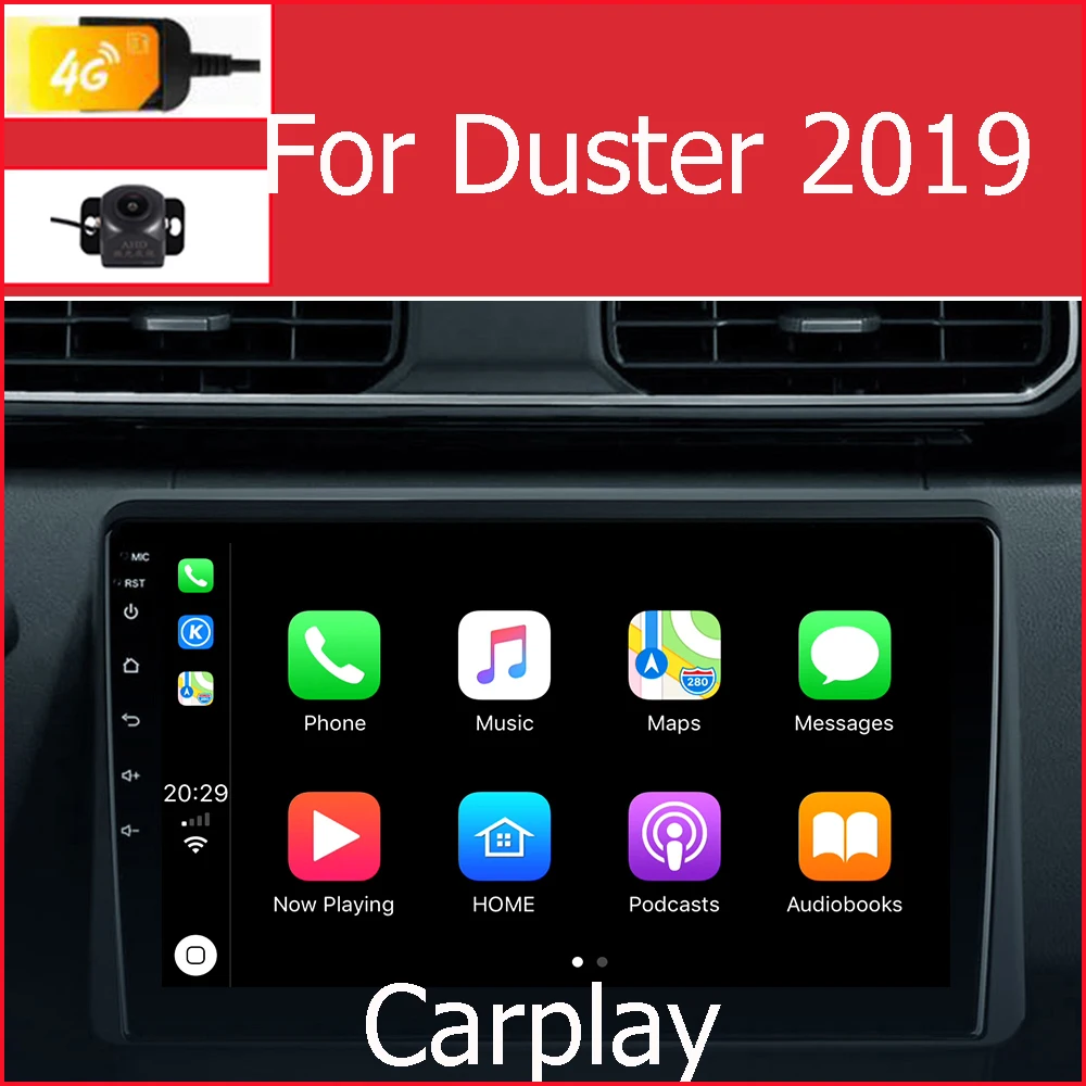 

6G RAM/Eight Core/Android 10.0 Car Multimedia Player DVD Gps For Duster Arkana Renault 2019-2021 With DSP Carplay Radio
