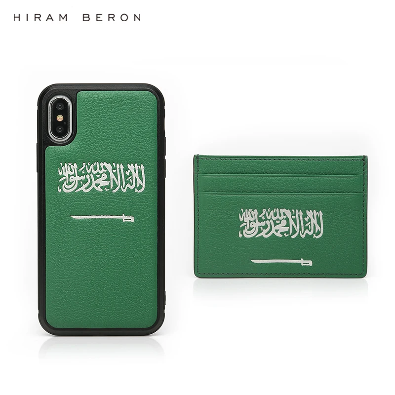 Чехол для телефона Hiram Beron кожаный чехол iphone x с бесплатным зеленым именем и флагом