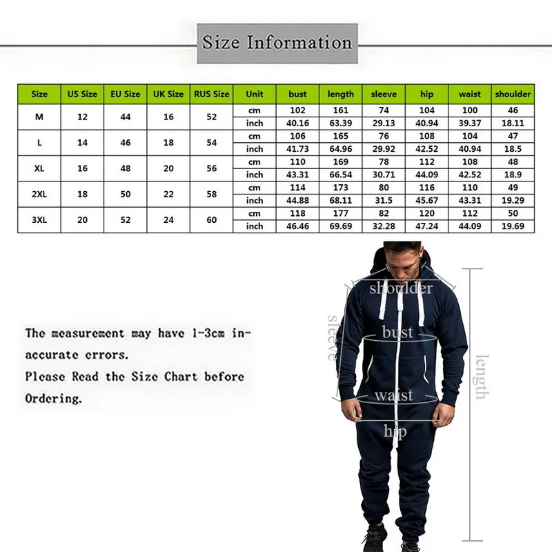 

Autumn Winter Hoodies Overalls Men Splicing Jumpsuit Long Sleeve Male Clothes Men Jumpsuits One-piece Garment Pajama Streetwear