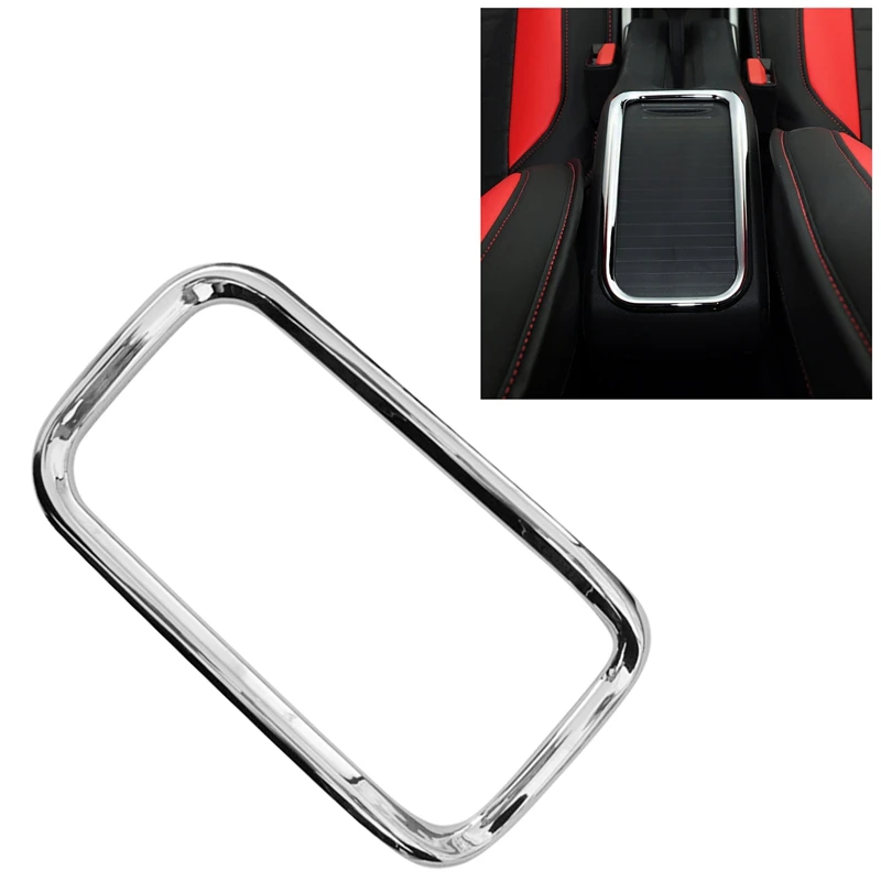 

1PCS ABS Chrome Interior Armrest Box Frame Cover Decoration Trim for Peugeot 2008 for Citroen C3-XR
