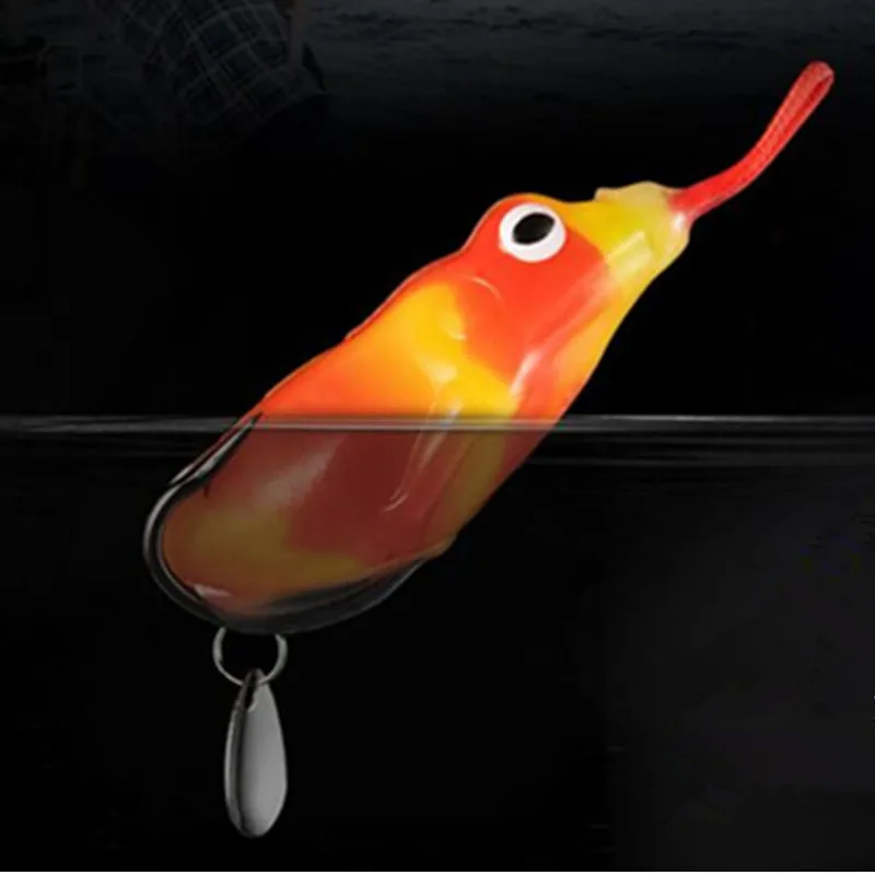 Рыболовные приманки приманка для рыбы в виде мягкой лягушки рыболовные 3D глаза