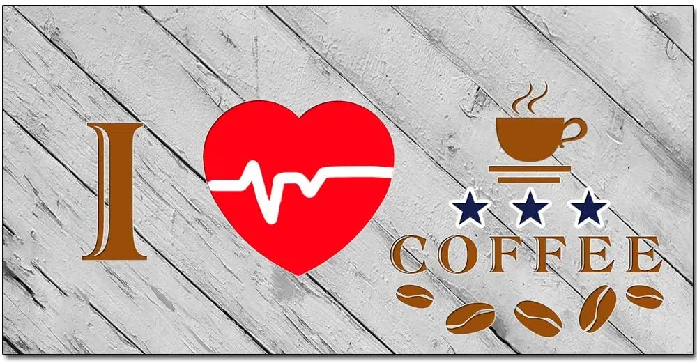Оригинальный ретро дизайн I Love Coffee оловянные металлические знаки настенное