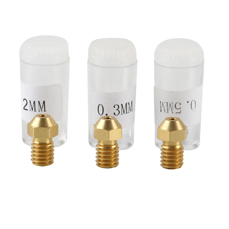 3D Printer Accessories 1.75Mm 0.2 0.3 0.4Mm Copper Nozzle for V6 Heating Block Hot End | Компьютеры и офис