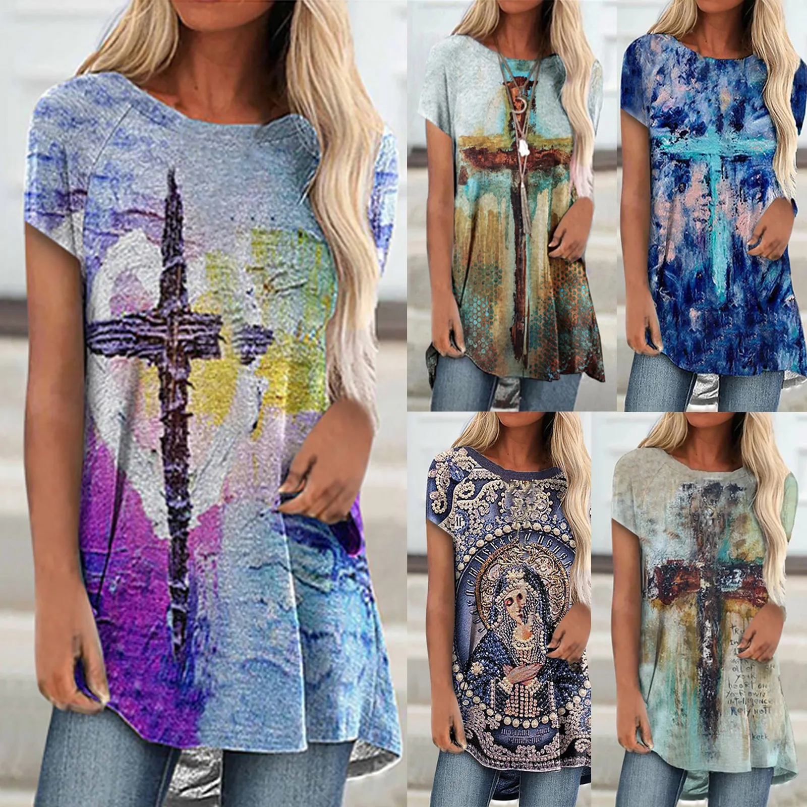 

Women TopsKnitedCasual Elegant Tee Tops