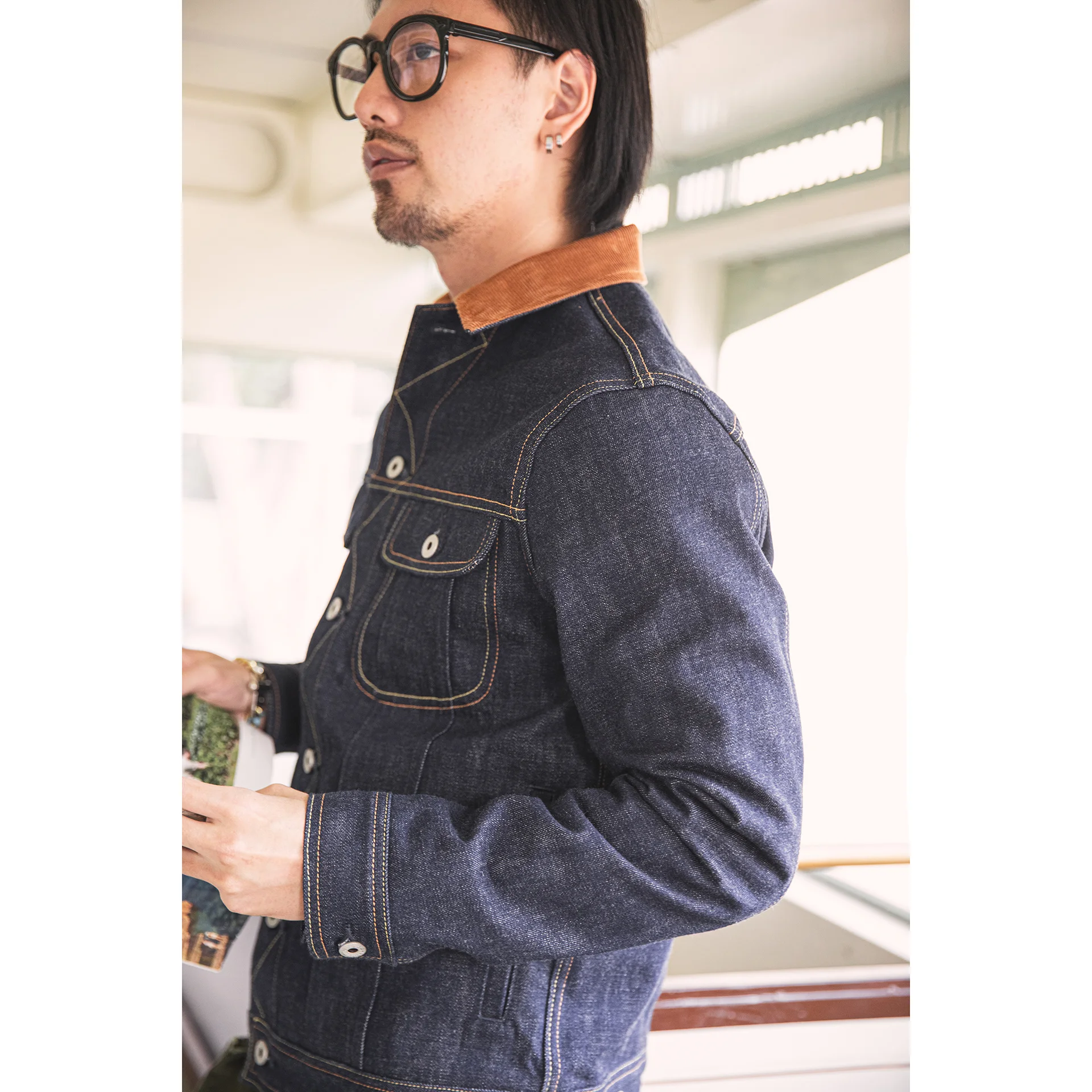 LEE-0002 прочтите описание! Азиатский размер 16 Oz хлопковая куртка Повседневная