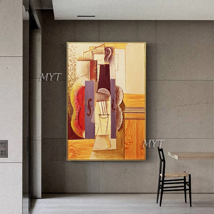 Украшение для дома ручная работа знаменитая абстрактная живопись маслом