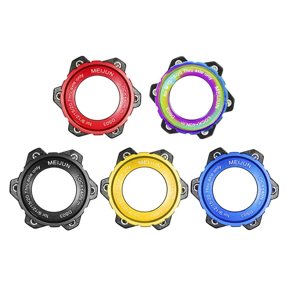 

Bicycle Centerlock To 6-Hole Adapter MTB Bike Hub Center Lock Conversion Tools Cycling 6 Bolt Disc Brake Rotor Parts Accessoires