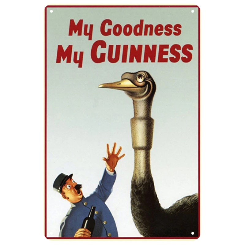 Guinness табличка, металлическая винтажная жестяная вывеска, булавка, потертый шик, Декор, винтажные металлические знаки, украшение для бара, металлический плакат для паба, металлическая пластина - Цвет: 14